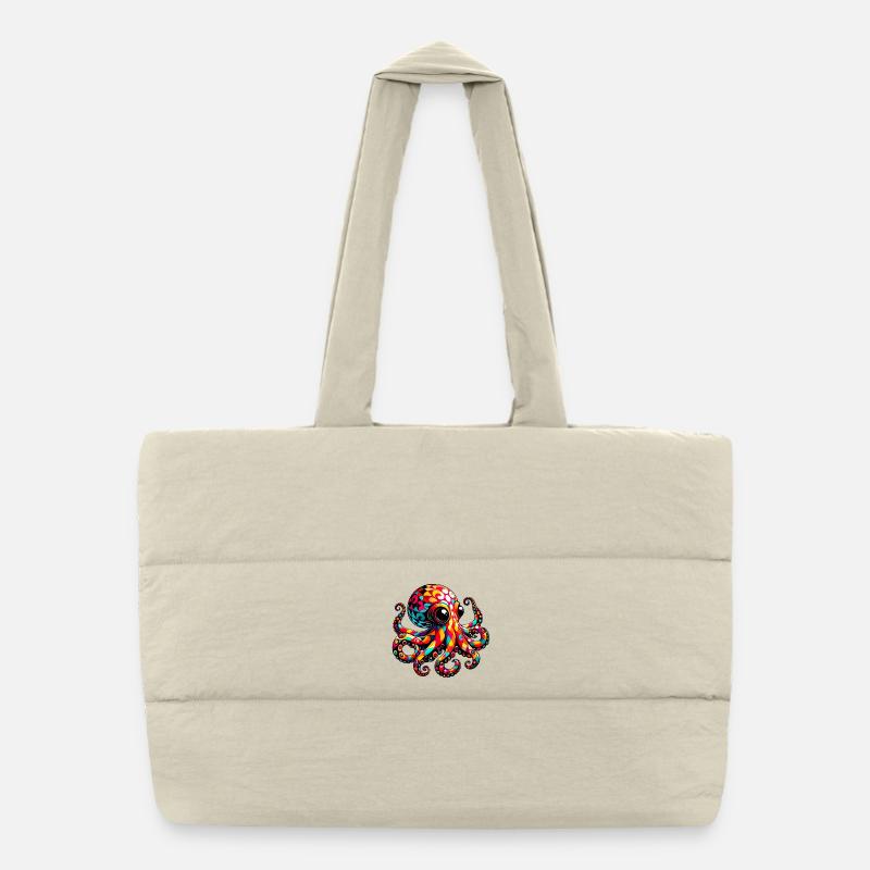 Pieuvre Sac shopping matelassé