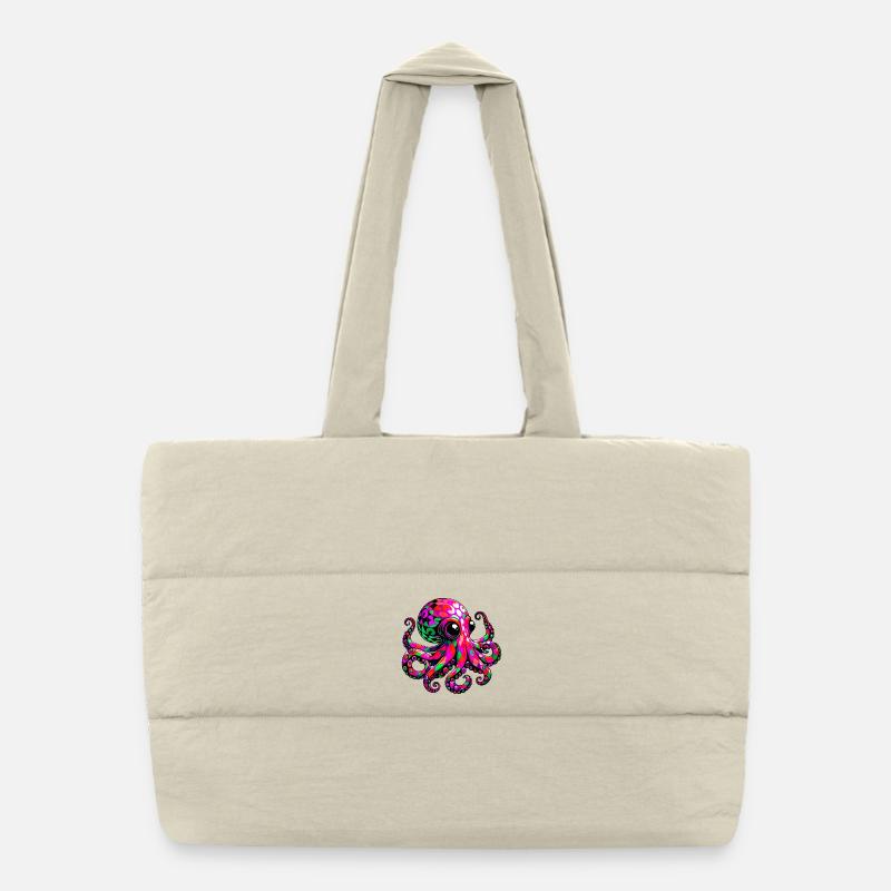 Pieuvre Sac shopping matelassé