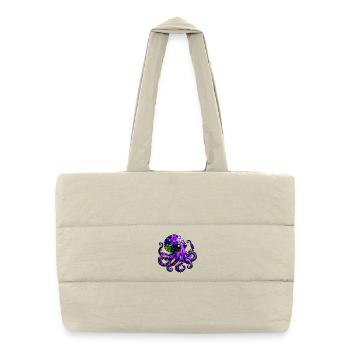 Octopus - Puffer Shopping Bag - natural - Front