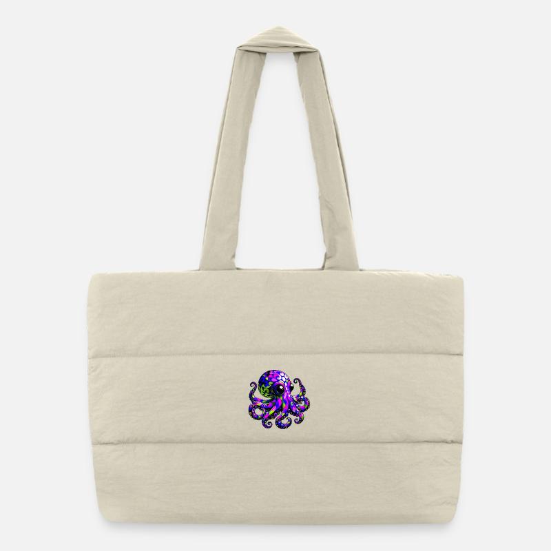 Pieuvre Sac shopping matelassé