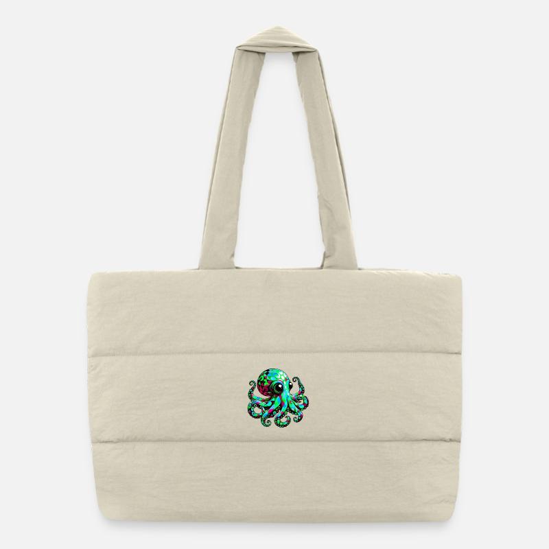 Pieuvre Sac shopping matelassé