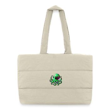 Octopus - Puffer Shopping Bag - natural - Front