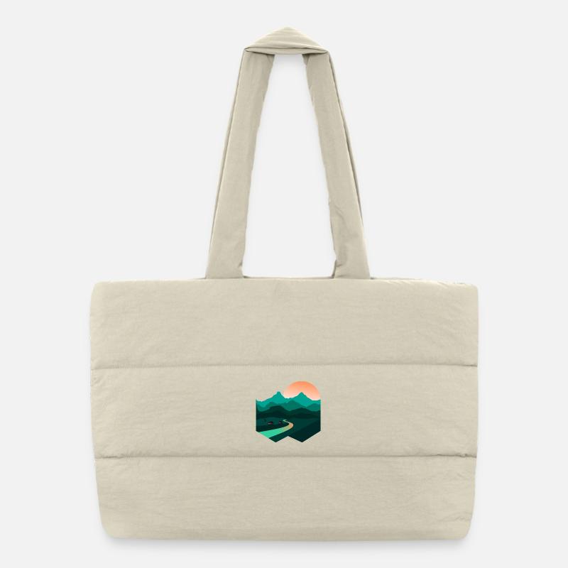 Chanson de la montagne | Édition unique Sac shopping matelassé