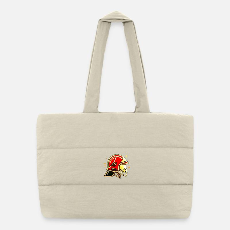 Casque de pompier Sac shopping matelassé