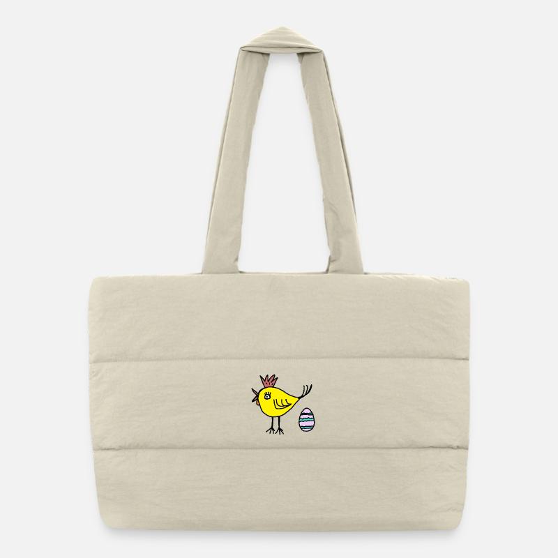 Œufs de poulet poussin de Pâques Enfants Sac shopping matelassé