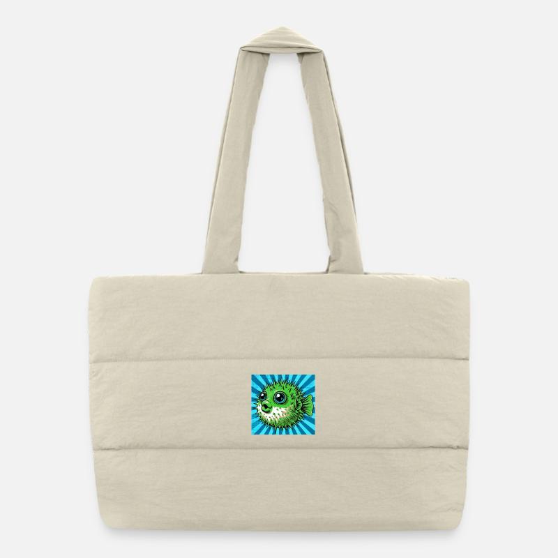 blowfish Puffer Shopping Bag