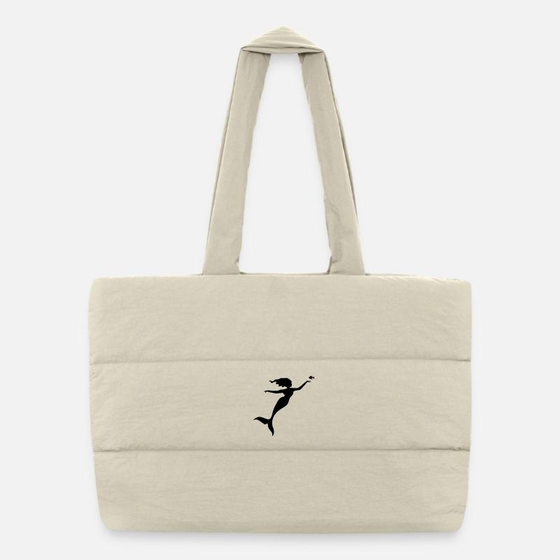La sirène Sac shopping matelassé
