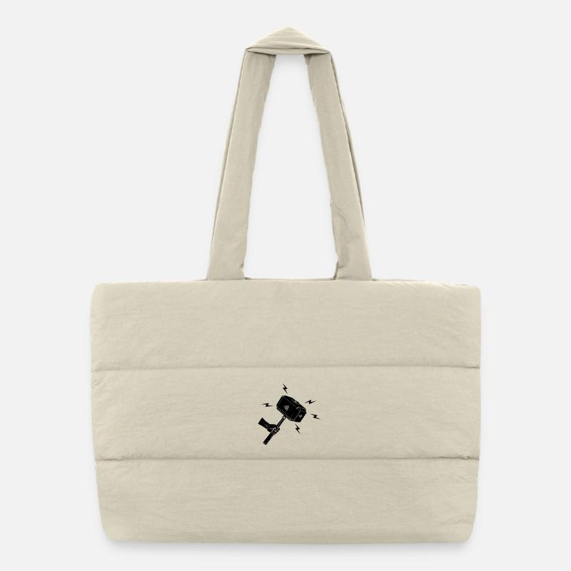 Hammer von Thor Thors Hammer Mjolnir Puffer-Einkaufstasche