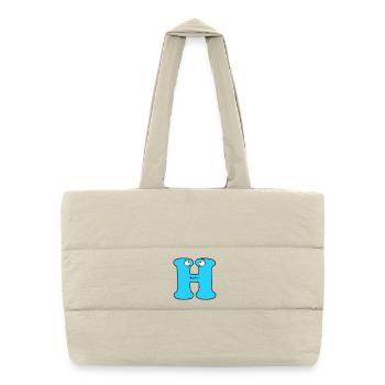H - Puffer Shopping Bag - natural - Front