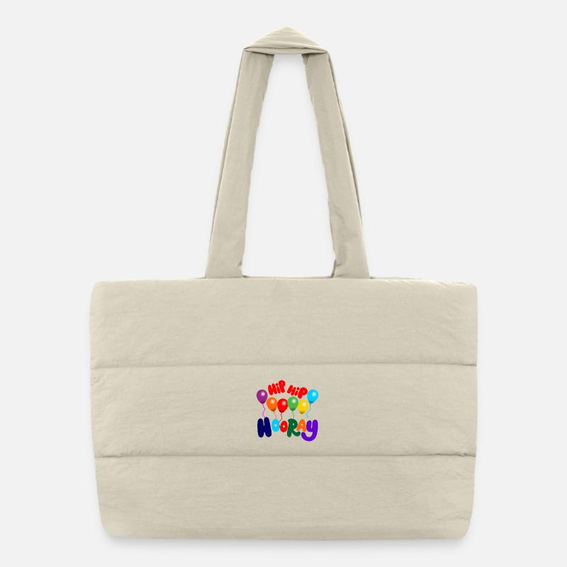 Party Hip, hip hourra Sac shopping matelassé