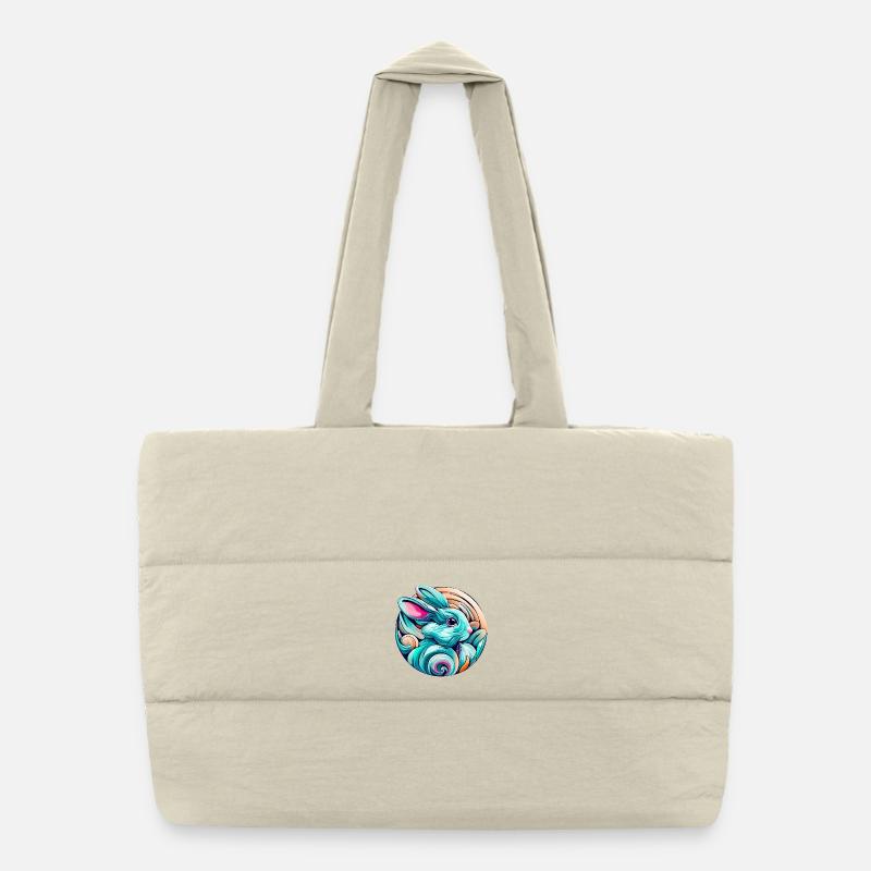 Rabbit Puffer Shopping Bag