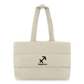 Boogschutter Sagittarius - Puffer Shopping Bag - natural - Front