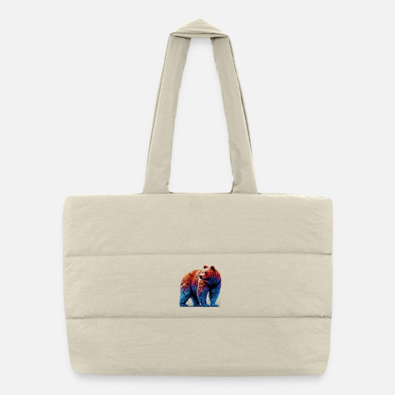 Bär Puffer-Einkaufstasche