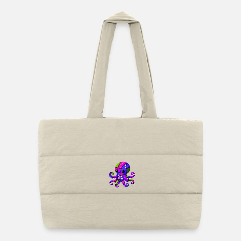 Pieuvre Sac shopping matelassé