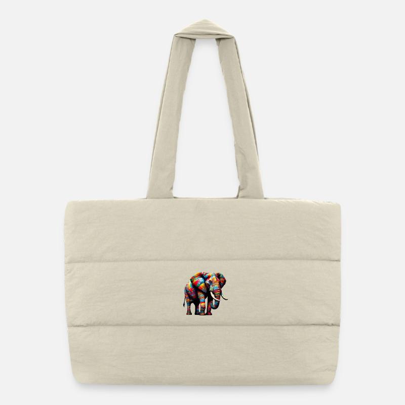 Sac shopping matelassé