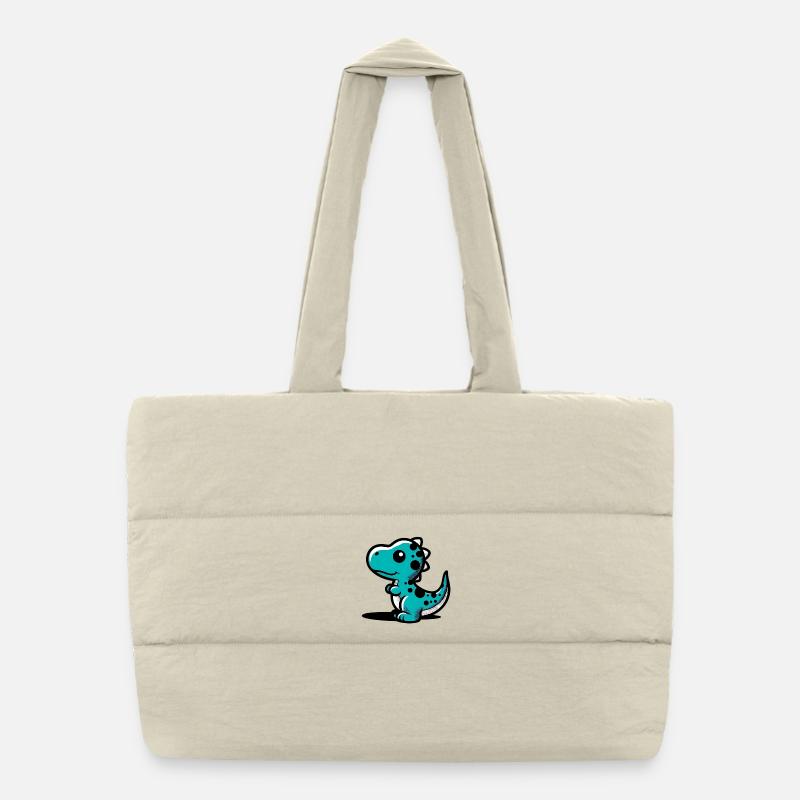 Dinosaurier Puffer-Einkaufstasche