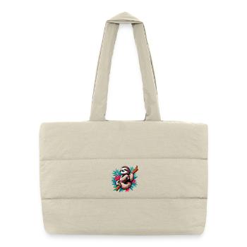 Sloth - Puffer Shopping Bag - natural - Front