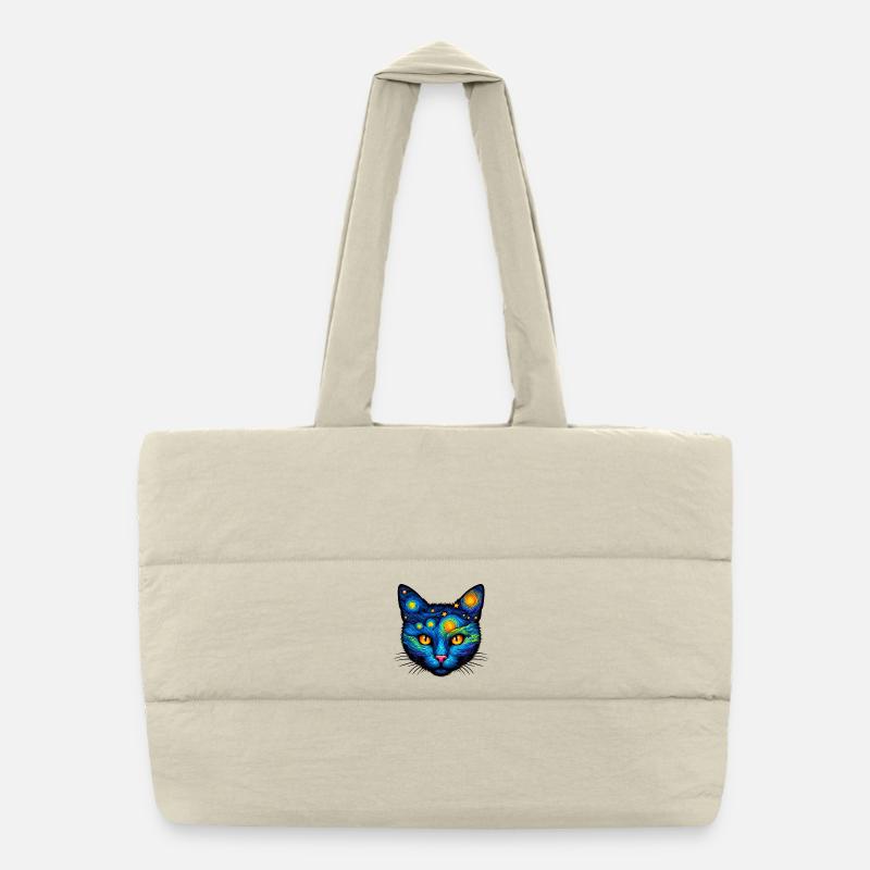 Chat Sac shopping matelassé