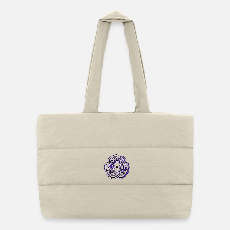 Serpents d’Hécate Sac shopping matelassé