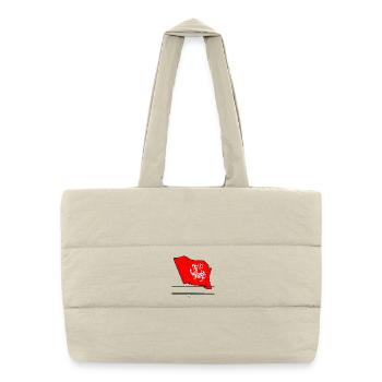 Flag of with Shotokan karate with space free - Puffer Shopping Bag - natural - Front