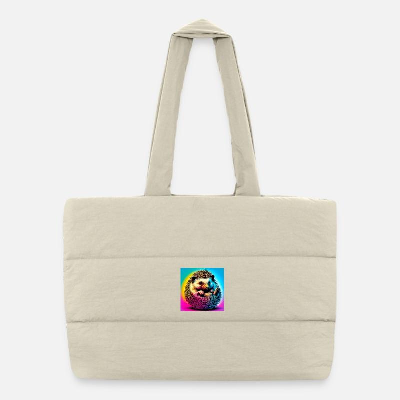 hérisson Sac shopping matelassé