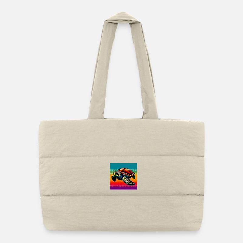 turtle Puffer Shopping Bag
