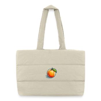 Pêche Illustrée Colorée - Sac shopping matelassé - blanc naturel - Devant