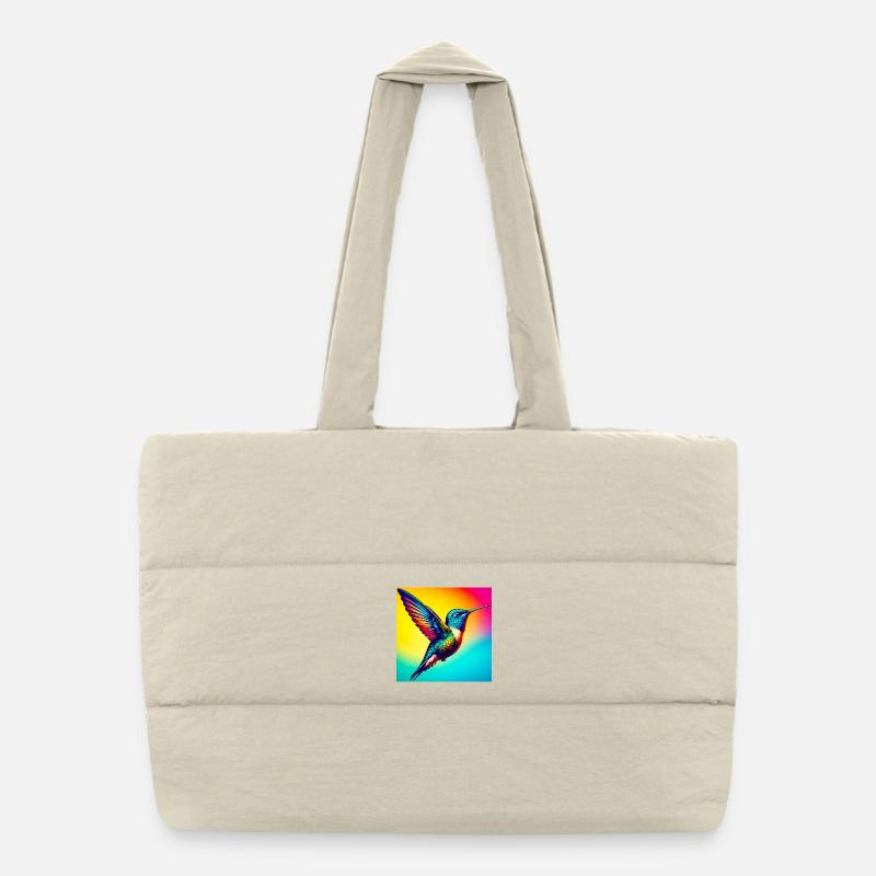 Kolibri Puffer-Einkaufstasche
