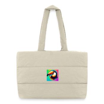 toucan - Puffer Shopping Bag - natural - Front