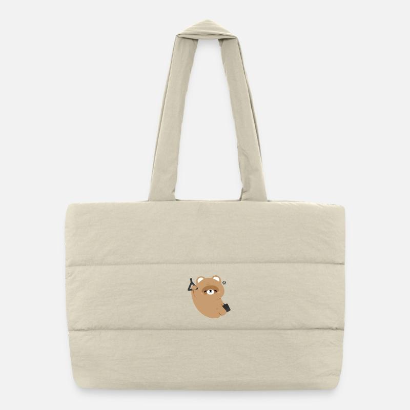Ours fatigué Commute Sac shopping matelassé