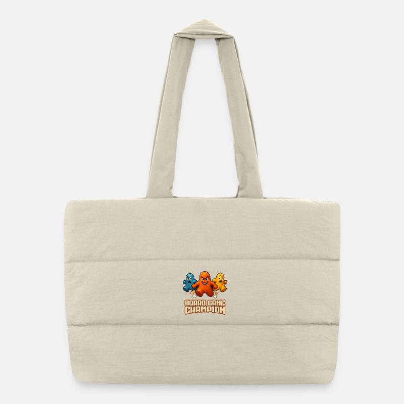 Board Game Champion – Pièces de jeu amusantes Sac shopping matelassé