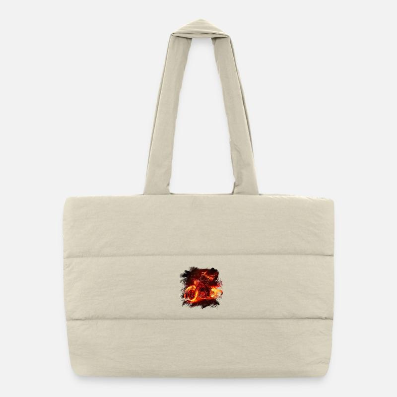 Cycliste de Flame Bike Sac shopping matelassé