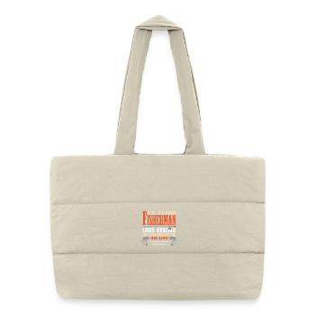 Pêcheurs Pêcheurs Pêcheurs Pêcheurs Pêcheurs Sportifs - Sac shopping matelassé - blanc naturel - Devant