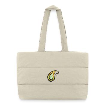 Oriental symbol - Puffer Shopping Bag - natural - Front