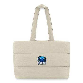 Blue Monster Squad Logo - Puffer Shopping Bag - natural - Front