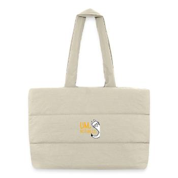 Llama Alpaca To Actually Funny Nerd Smartass - Puffer Shopping Bag - natural - Front