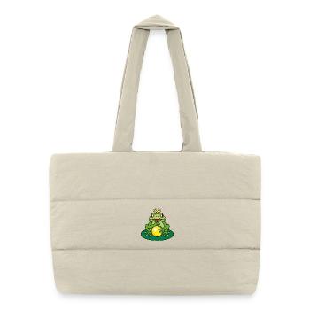 frog king (f) - Puffer Shopping Bag - natural - Front