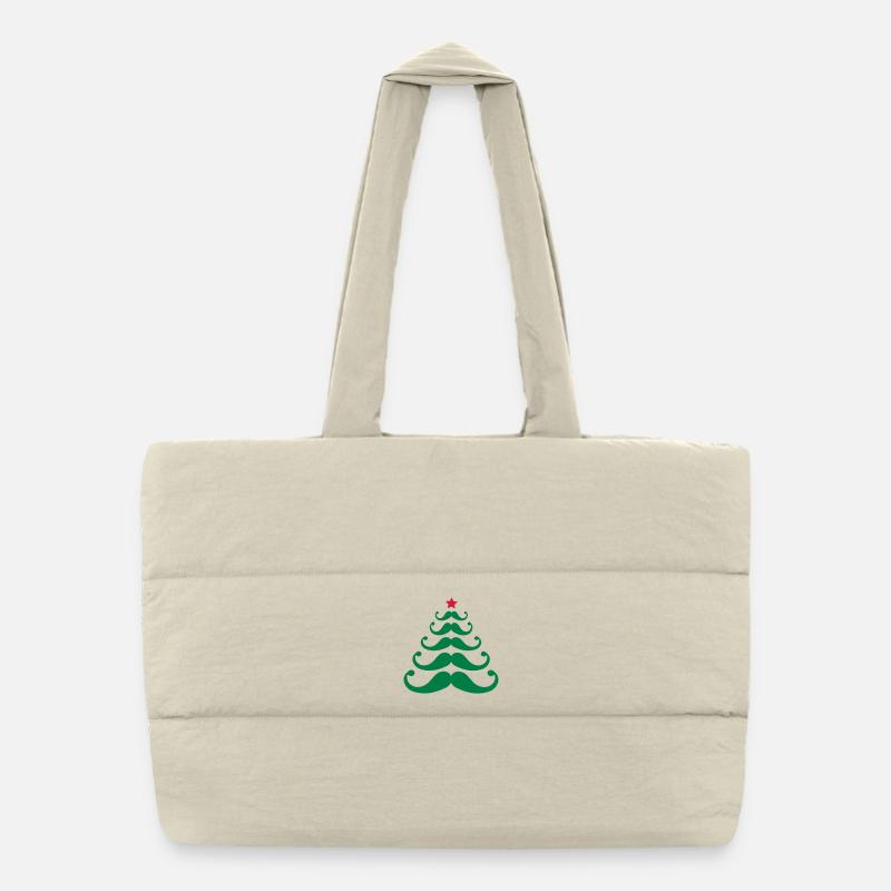 Christmas tree Puffer Shopping Bag