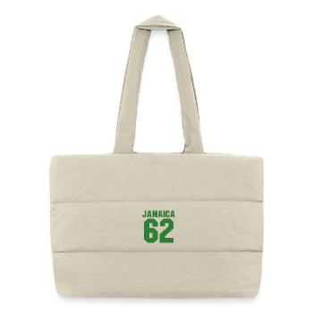 Free Jamaica 1962 - Independence - Proud Jamaicans - Puffer-Einkaufstasche - Naturweiß - Vorne