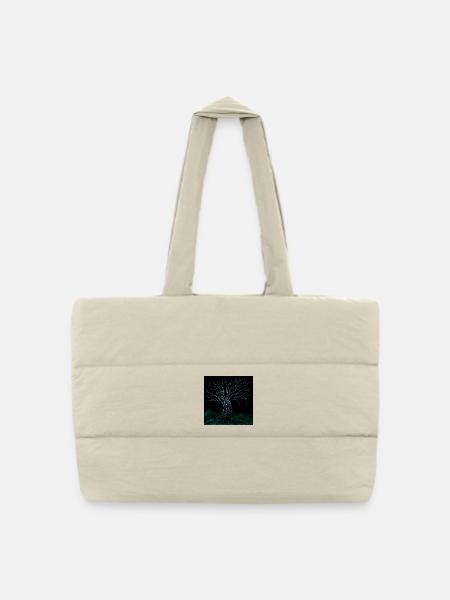 Binaer Benär Baum - Gesteppte Shopping Bag - Naturweiß