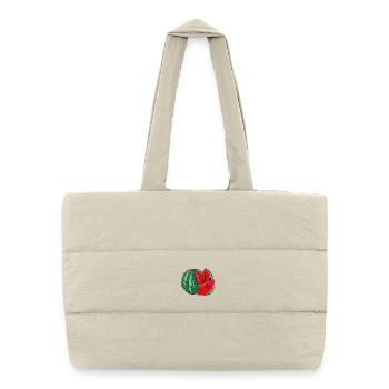 Melon Summer Fruit Delicious Fun Gift - Puffer Shopping Bag - natural - Front