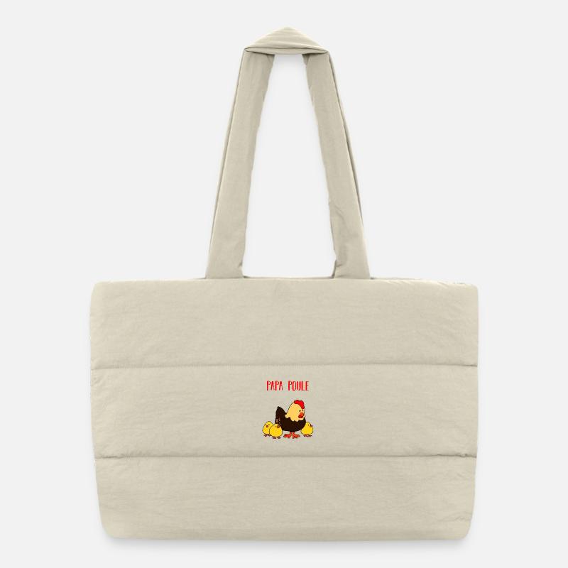 Doting father Puffer Shopping Bag