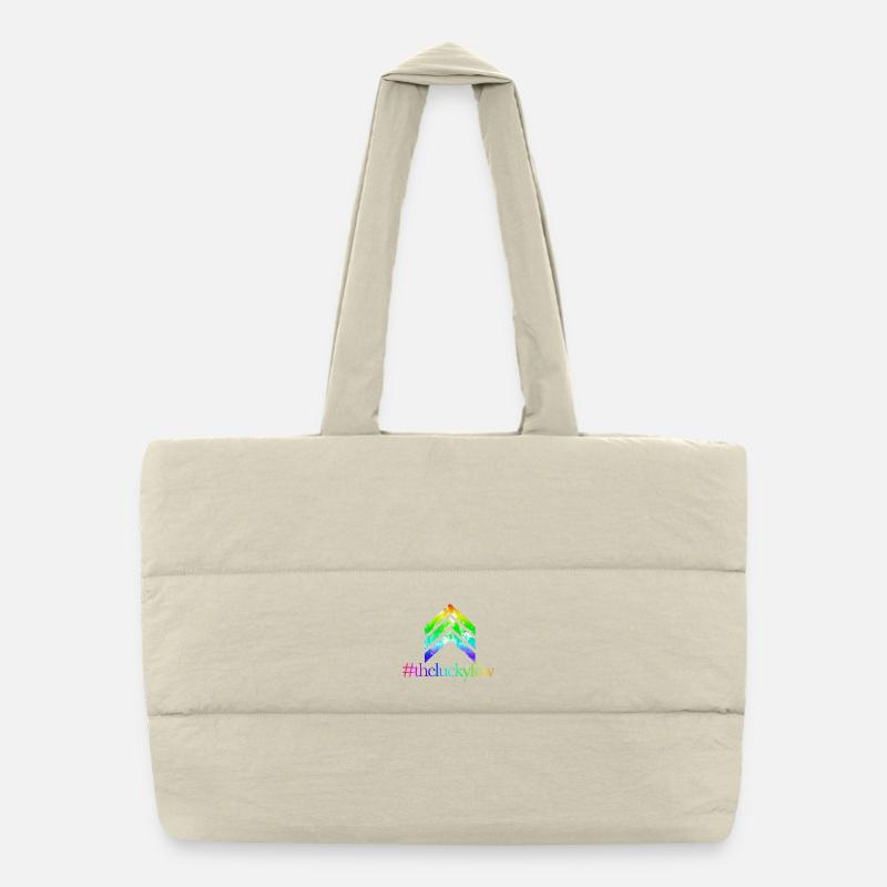 Regenbogenpfeile TheLuckyFew Puffer-Einkaufstasche