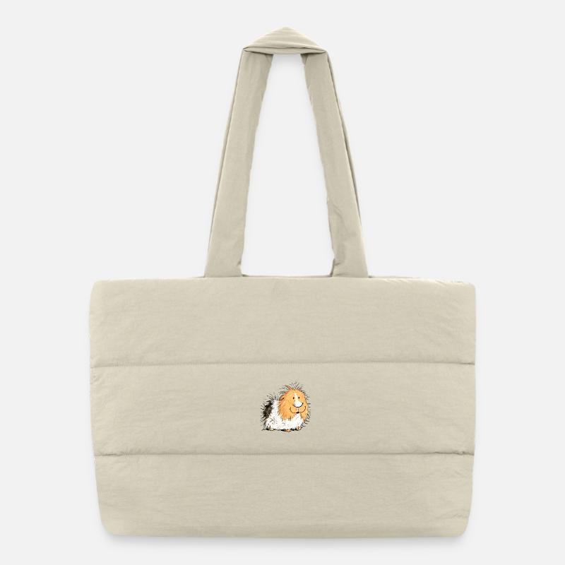 Cochon D'Inde I Petite Bande Dessinée De La Mer Sac shopping matelassé