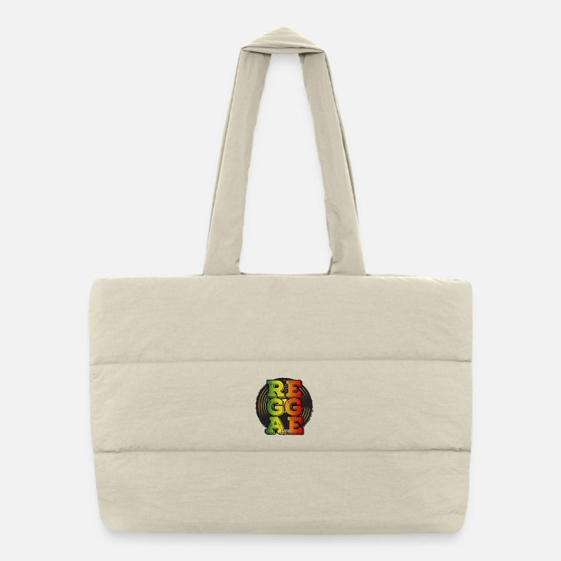 Reggae Neon Logo Sac shopping matelassé