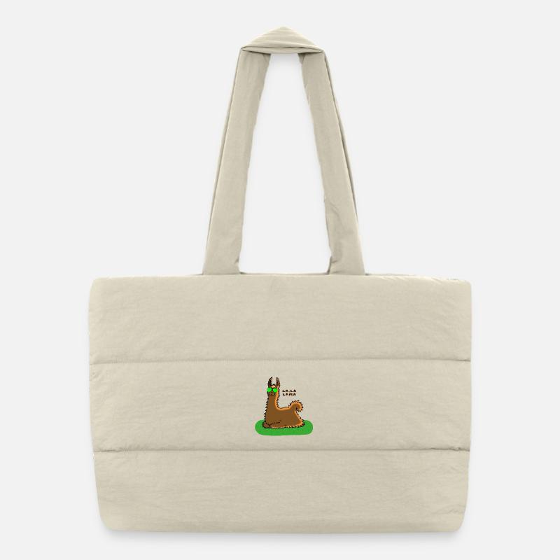lama Puffer Shopping Bag