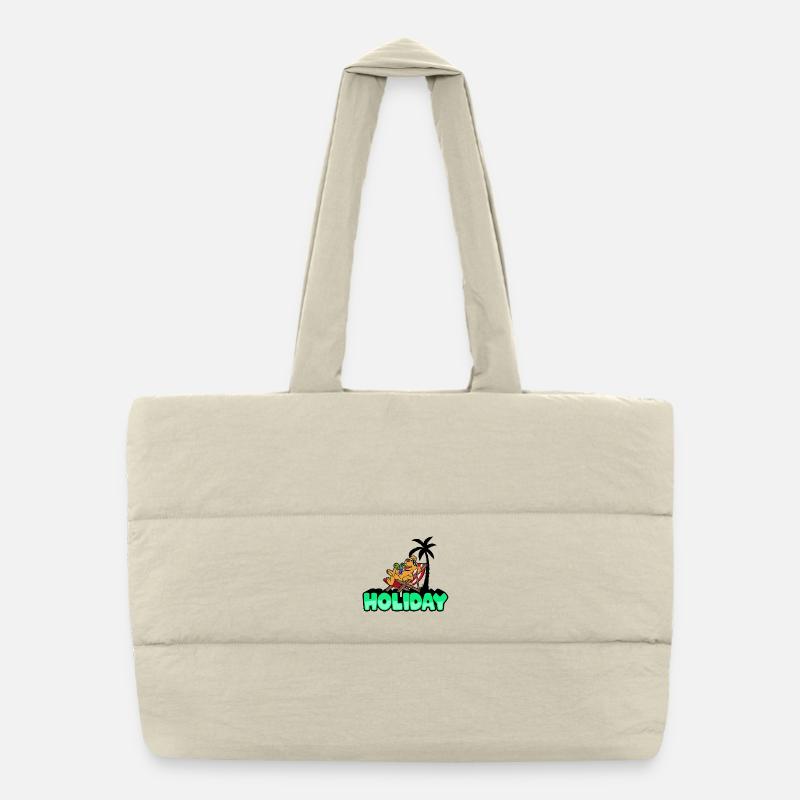Vacances Cool Chillen Relax Palmes Vacances Plage Sac shopping matelassé
