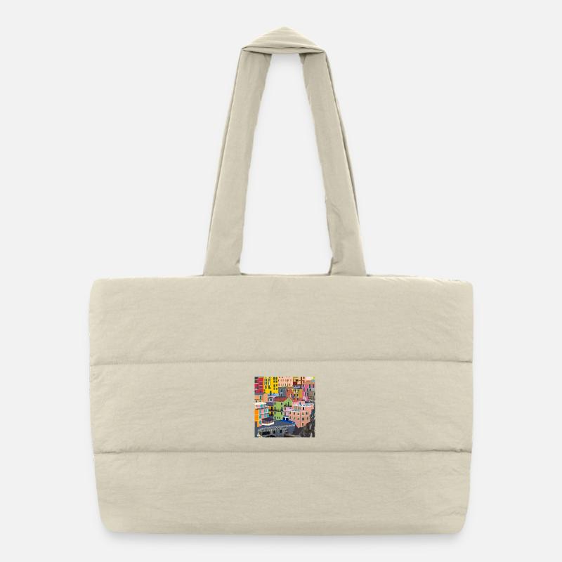 Toscane en Italie Sac shopping matelassé