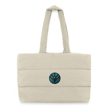 Bouclier Viking - Sac shopping matelassé - blanc naturel - Devant