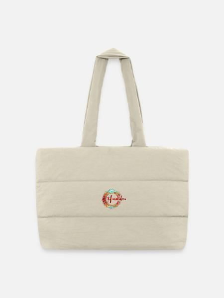 Formentera 0512 - Gesteppte Shopping Bag - Naturweiß
